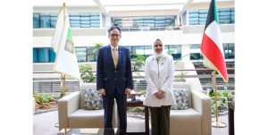 وزيرة التنمية والاستدامة بحثت مع السفير الكوري التعاون في مجالات استصلاح الأراضي والزراعات الذكية
