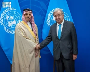 وزير الخارجية الأمير فيصل بن فرحان يبحث قضايا المنطقة بنيويورك