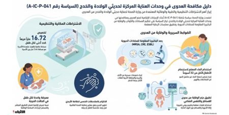 سياسة شاملة لمنع العدوى في «العناية المركزة» لحديثي الولادة والخدج