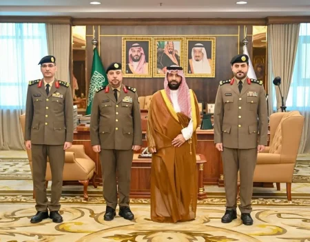 أمير جازان يستقبل مديري المرور السابق والمعين حديثًا – أخبار السعودية