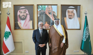 السفير السعودي لدى لبنان يبحث التطورات السياسية مع عطية
